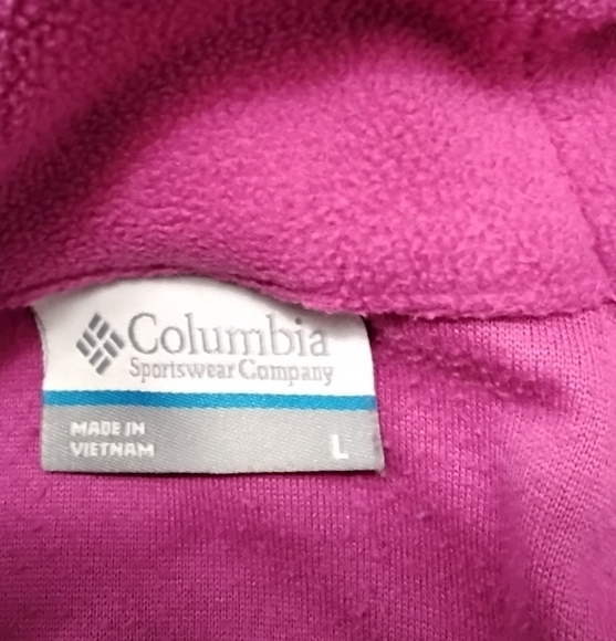 Columbia Sportswear Bright Pink Pullover    Size L - Picture 4 of 5